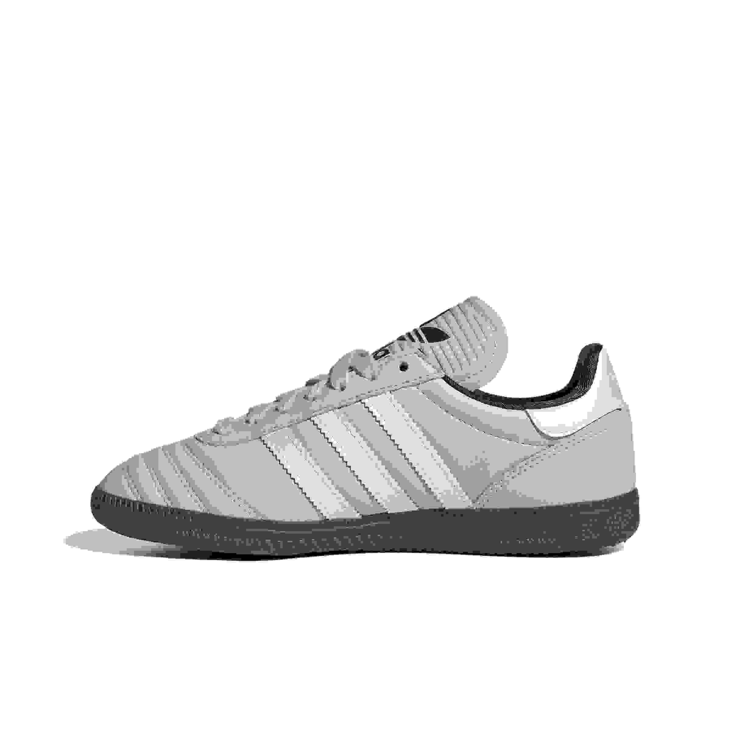 adidas Originals Samba JP Grade School Boys' "Grey One/Off White/Utility Black" Shoe